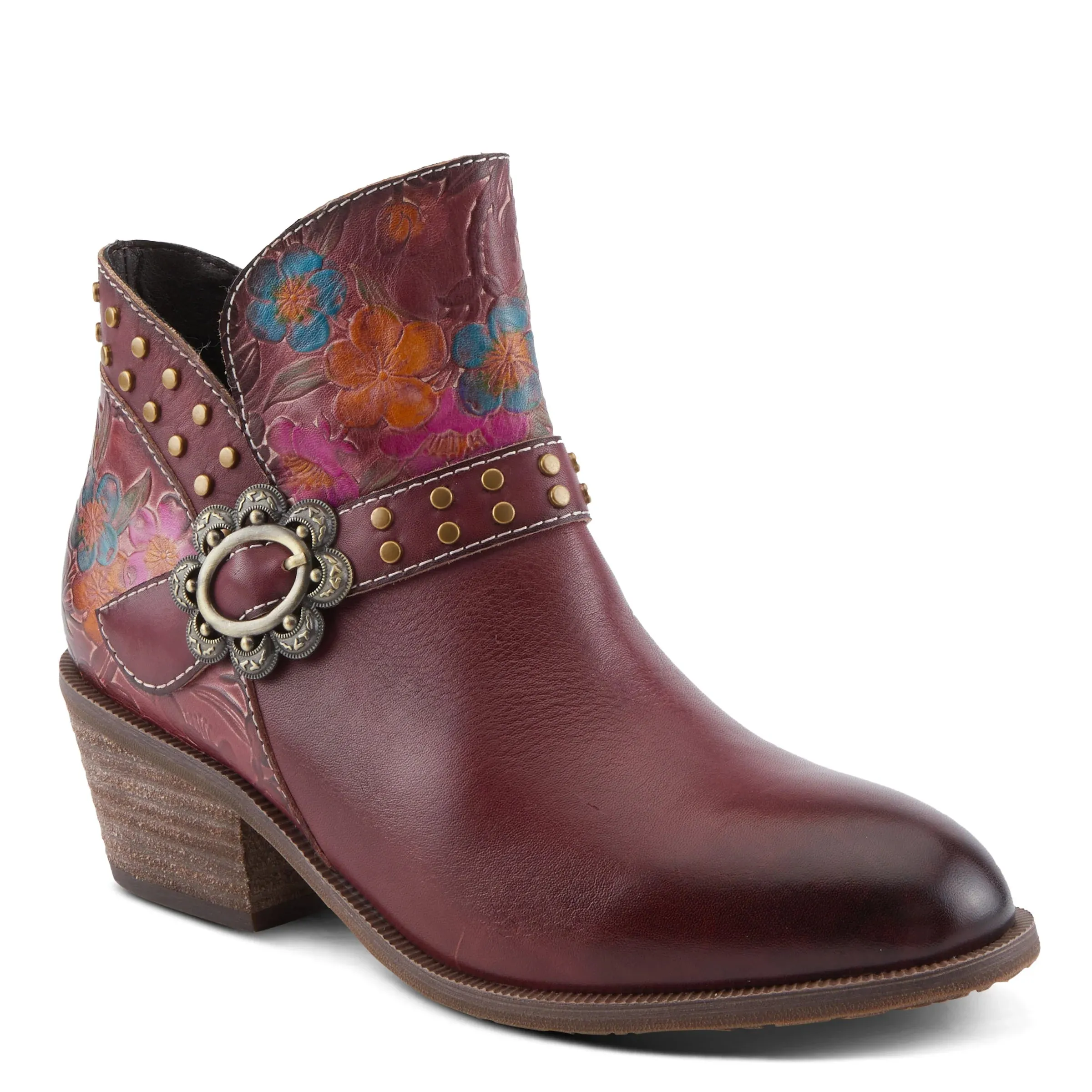 L'ARTISTE Dainty Lady boots by SpringStep in Bordeaux