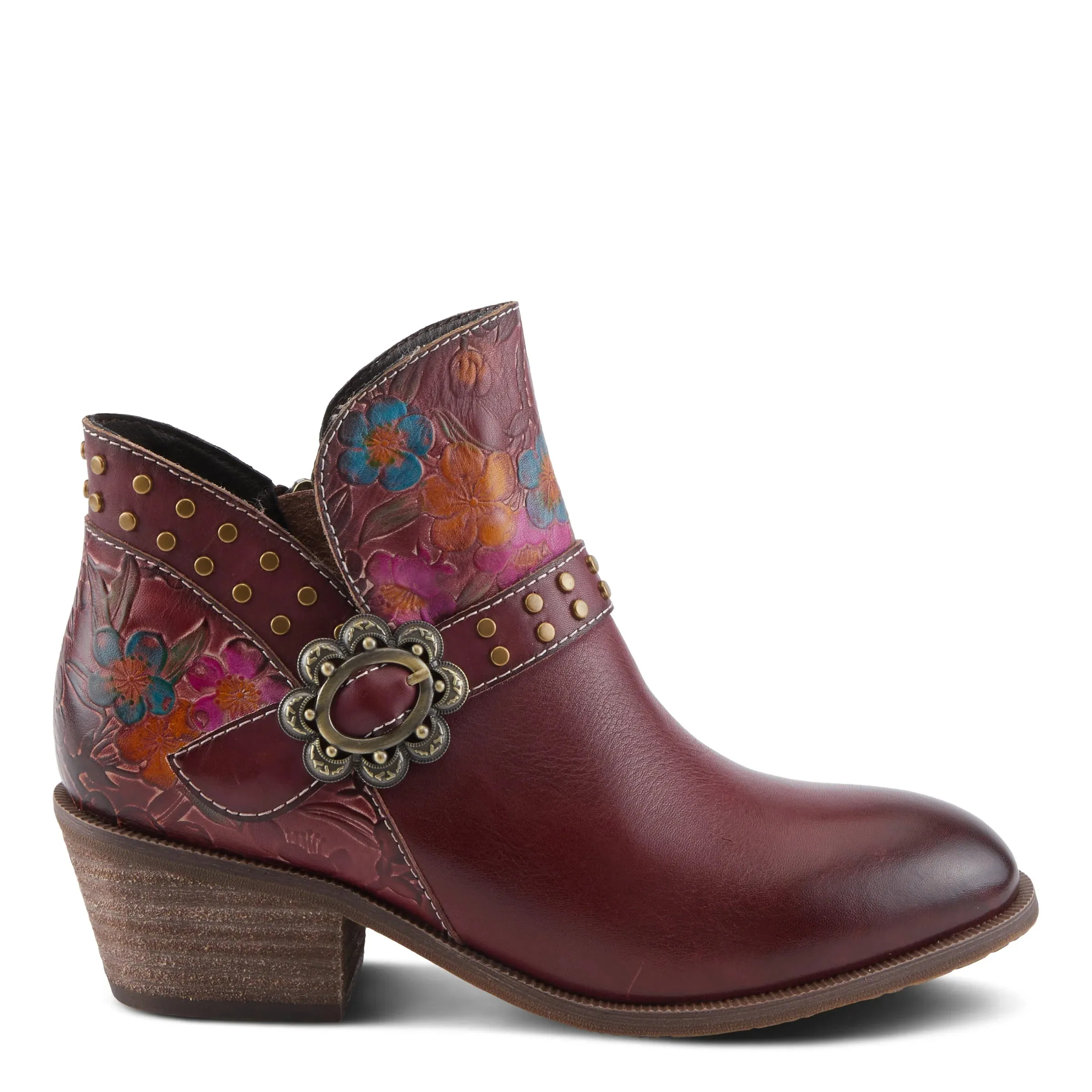 L'ARTISTE Dainty Lady boots by SpringStep in Bordeaux