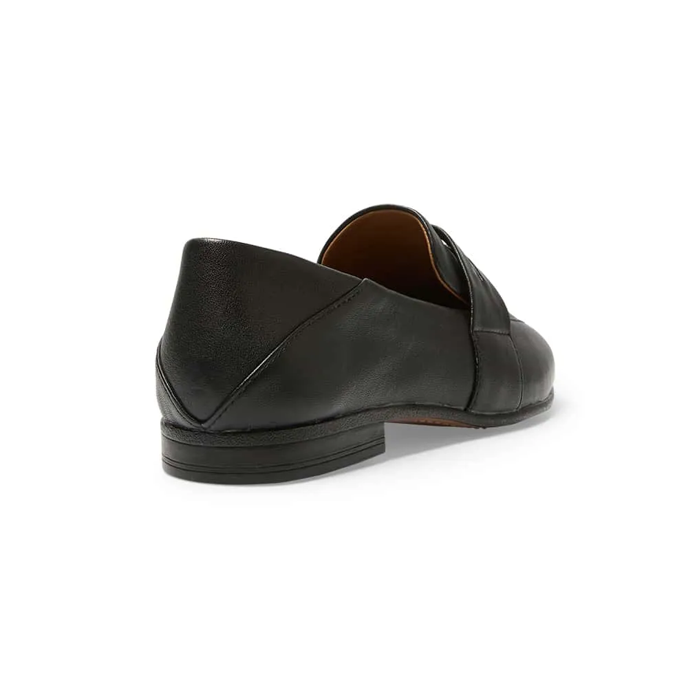 Lazaro Loafer in Black Leather