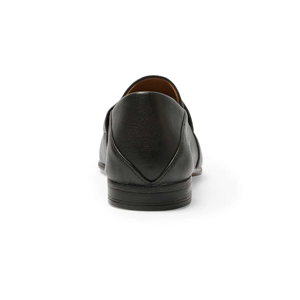 Lazaro Loafer in Black Leather