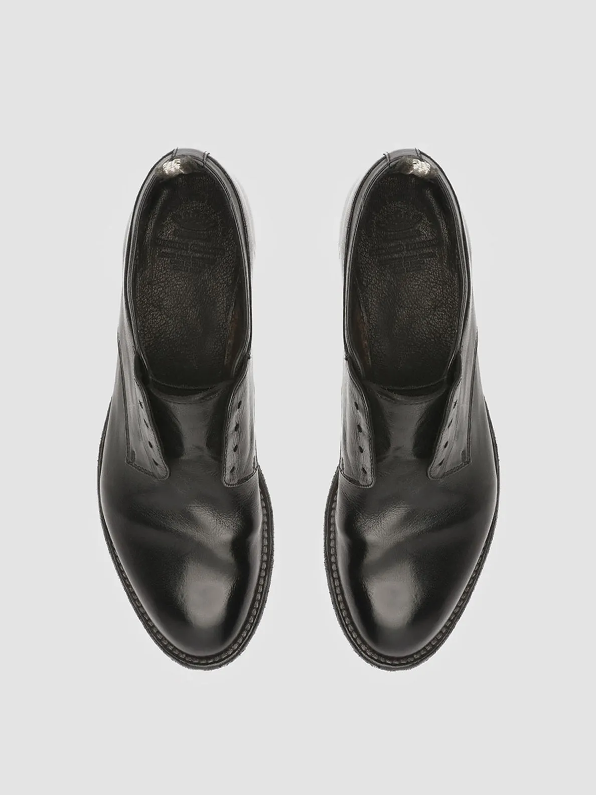 LEXIKON 501 - Black Leather Derby Shoes