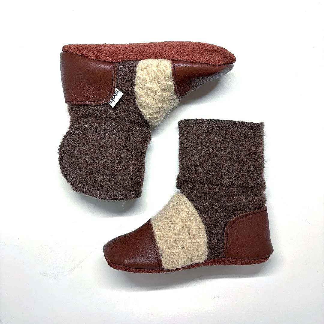 Little Earth Felted Wool Booties