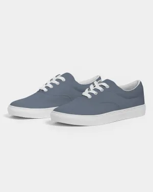 Medium Dark Blue Women's Canvas Sneakers | Women's | Medium Dark Pale Pastel Blue | C30M15Y0K60