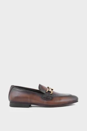 Men Formal Loafers MF7007-Brown