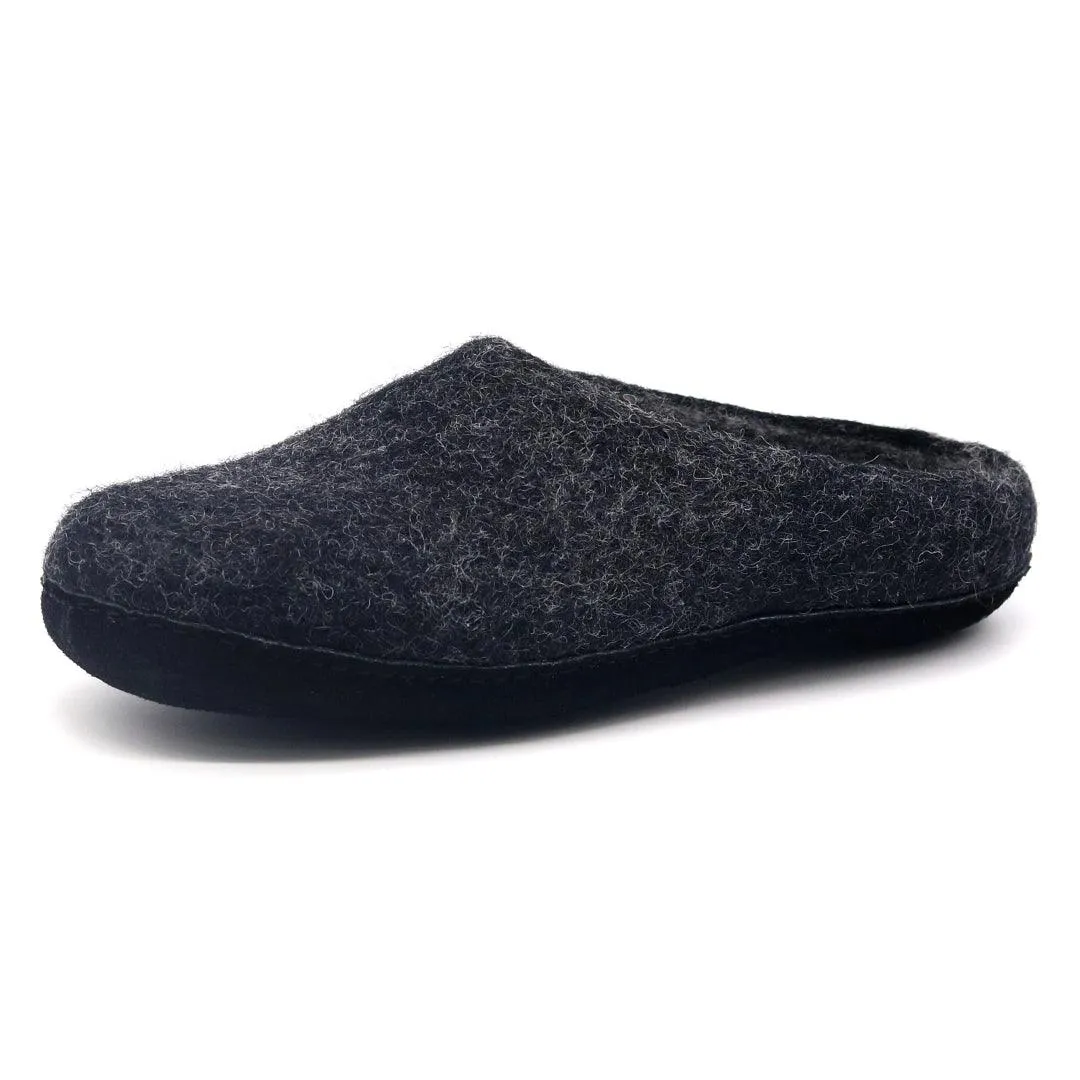 Men's Astoria Noir Wool House Slippers