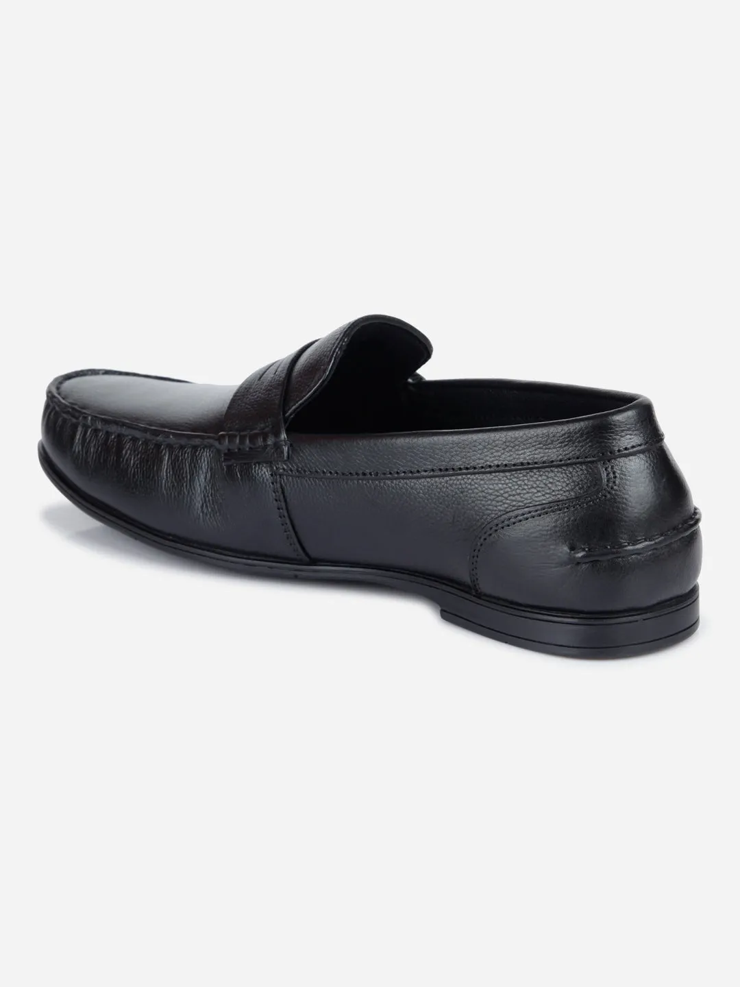 Men's Black Penny Loafer (ID1109)