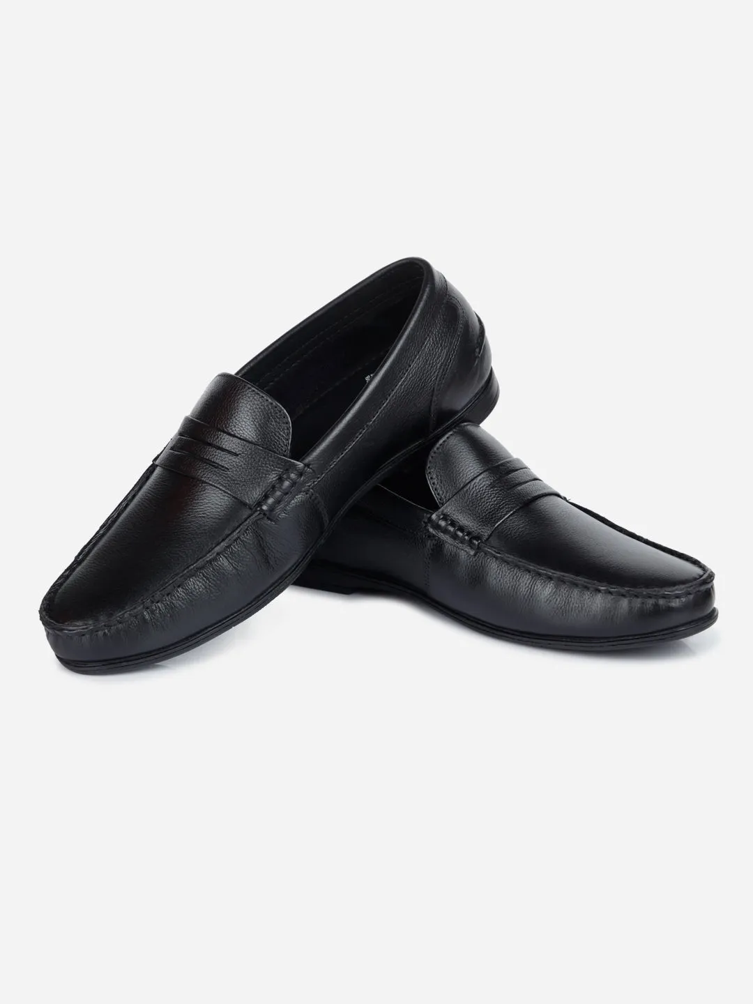 Men's Black Penny Loafer (ID1109)