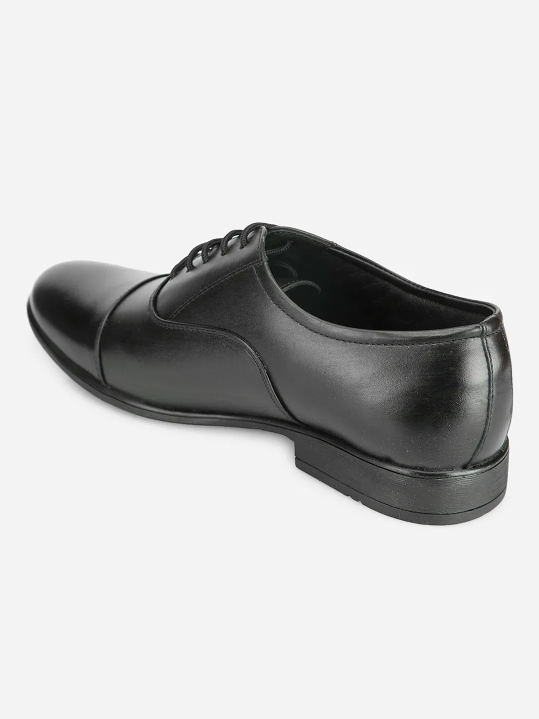 Men's Black Regular Toe Derby Formal (ID2104)