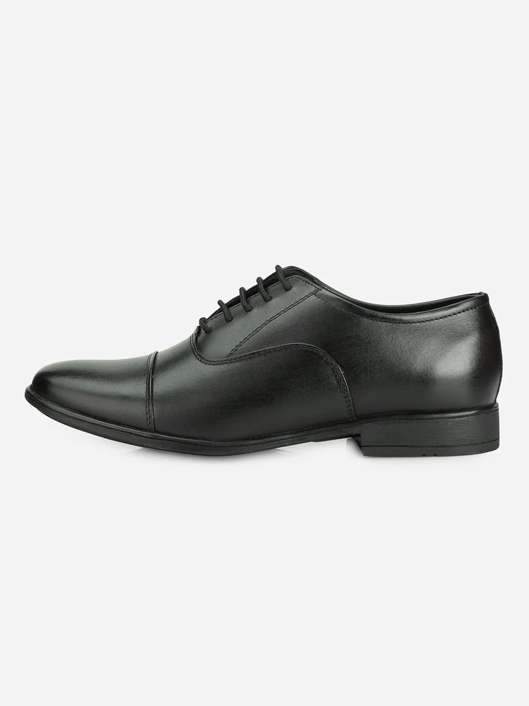 Men's Black Regular Toe Derby Formal (ID2104)