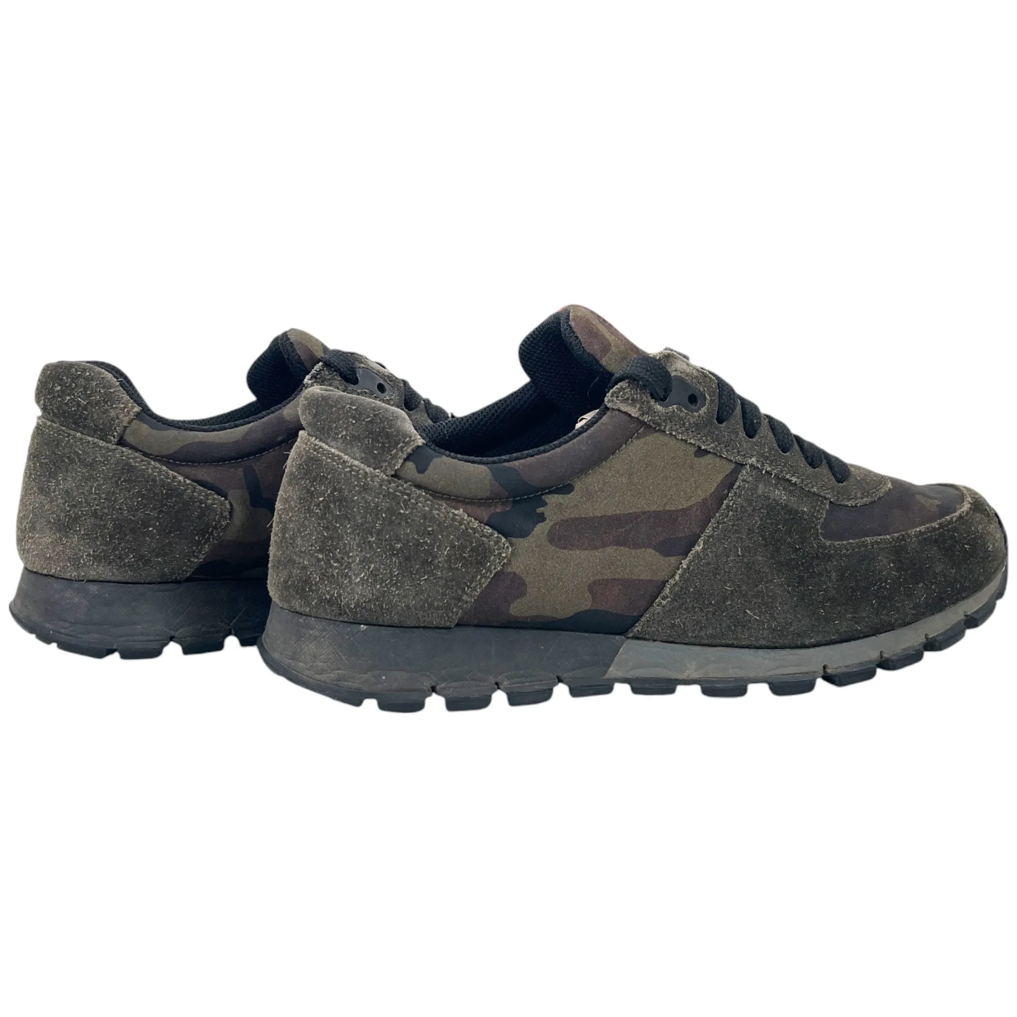 Men's Camouflage Low Trainers Khaki Size EU 40 / UK 6