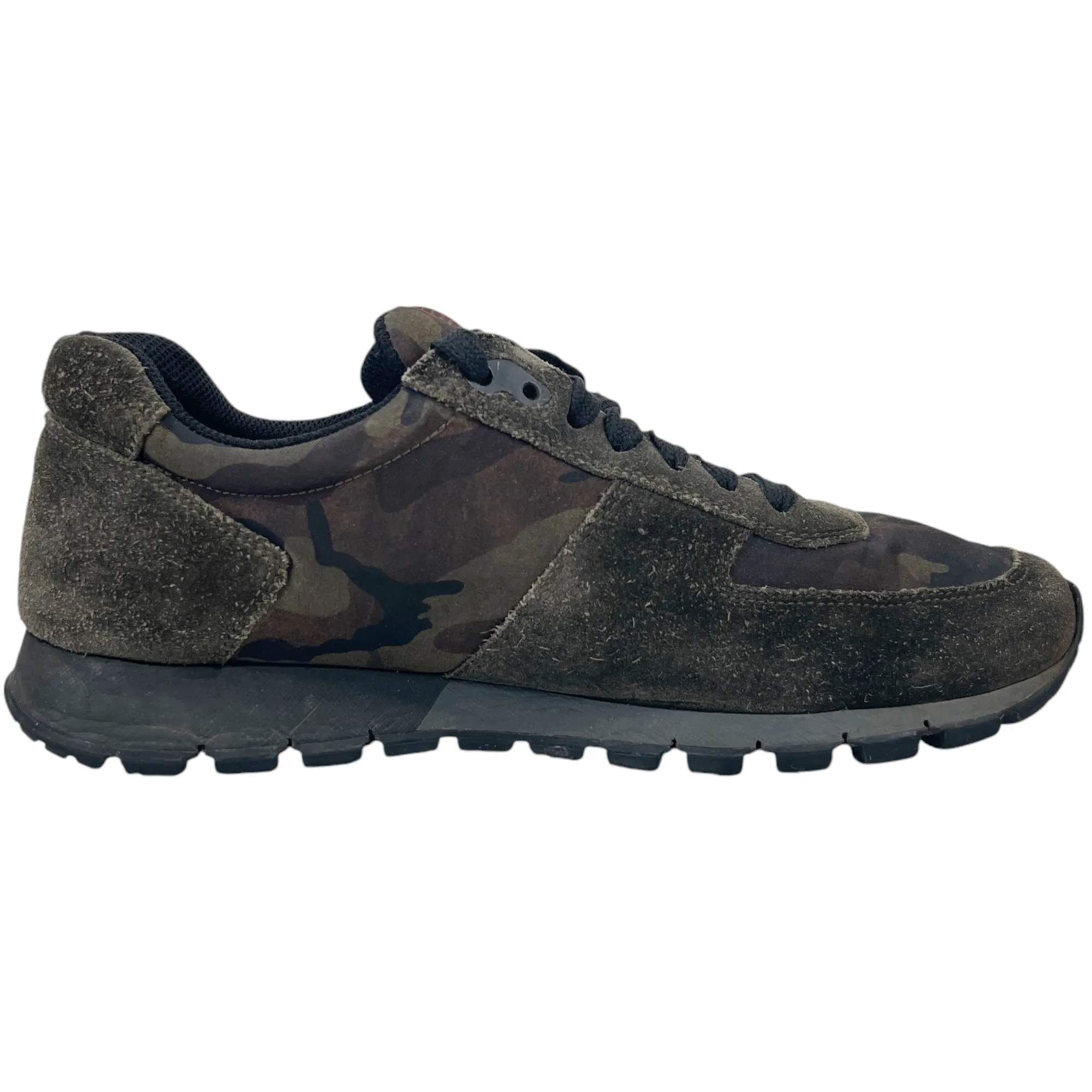 Men's Camouflage Low Trainers Khaki Size EU 40 / UK 6