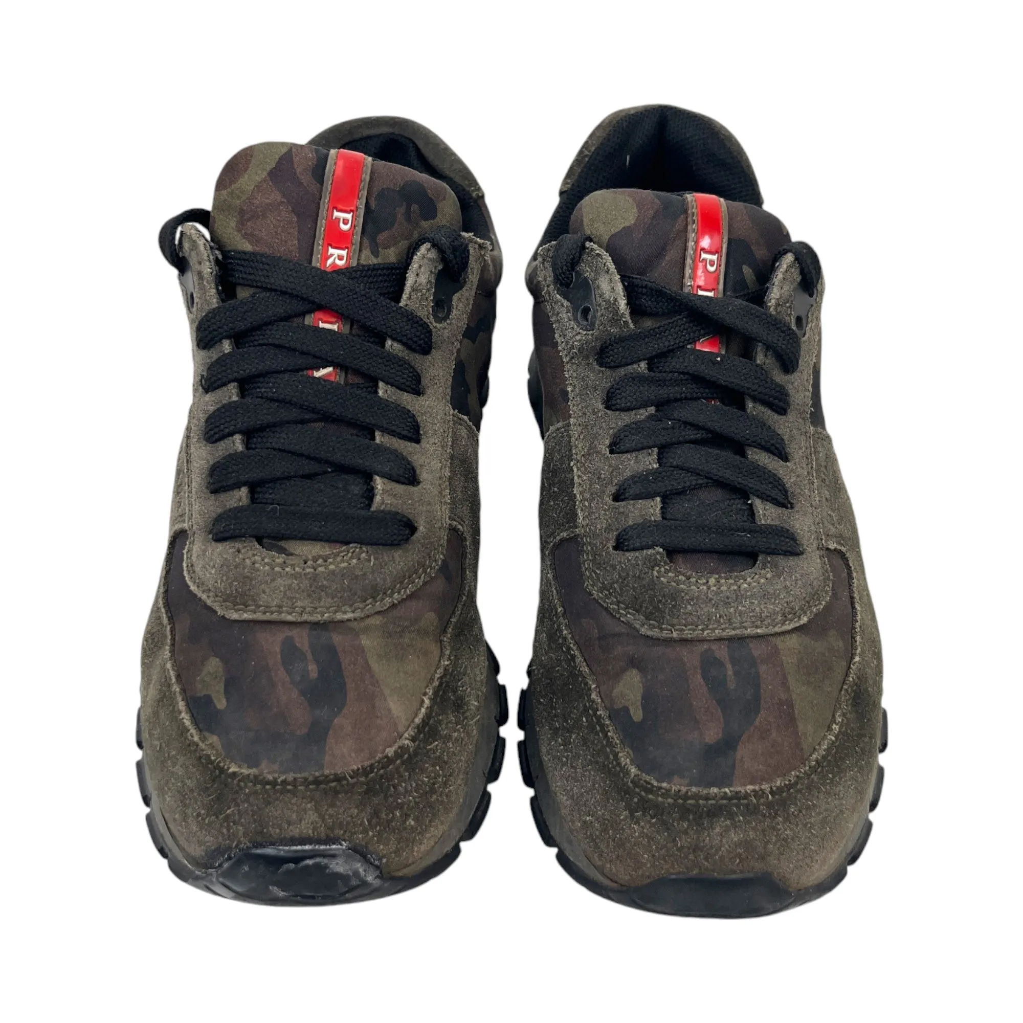 Men's Camouflage Low Trainers Khaki Size EU 40 / UK 6