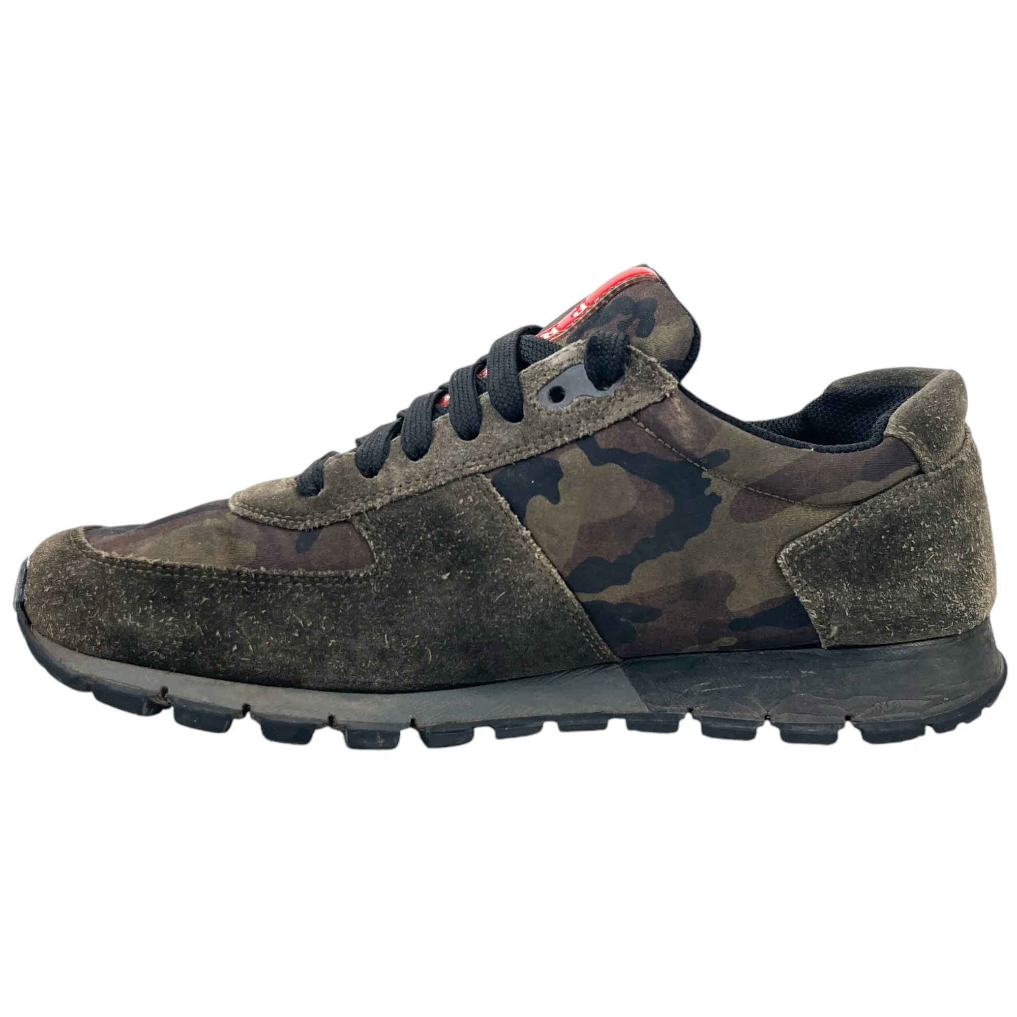 Men's Camouflage Low Trainers Khaki Size EU 40 / UK 6