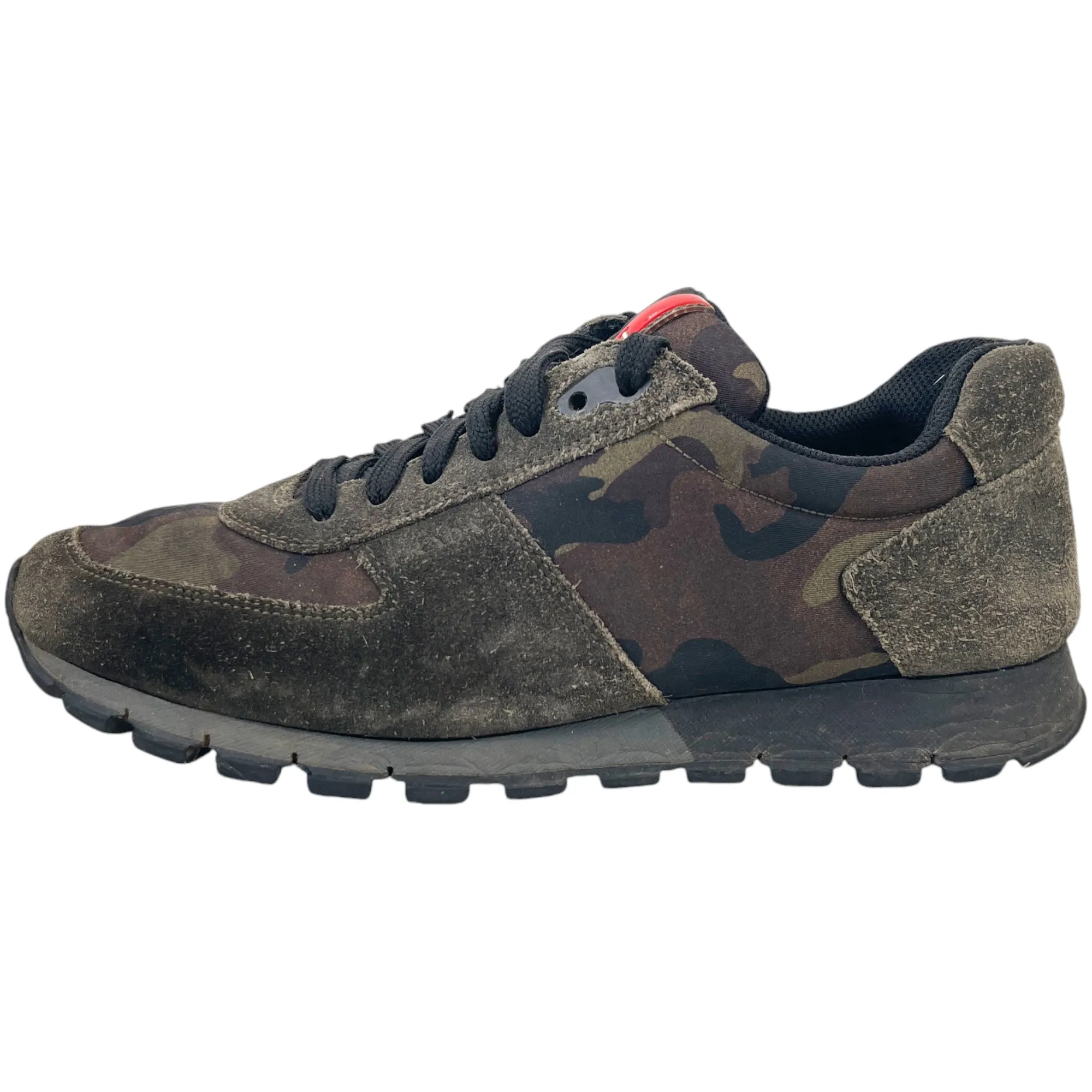 Men's Camouflage Low Trainers Khaki Size EU 40 / UK 6