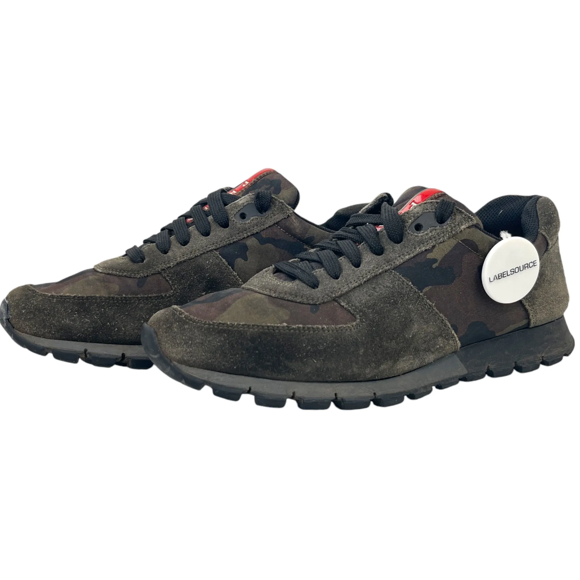 Men's Camouflage Low Trainers Khaki Size EU 40 / UK 6