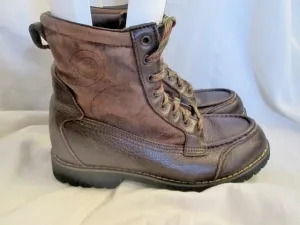 Mens GORILLA USA 1904 HIKER Leather Ankle Chukka Boots Shoes BROWN 7.5 Booties