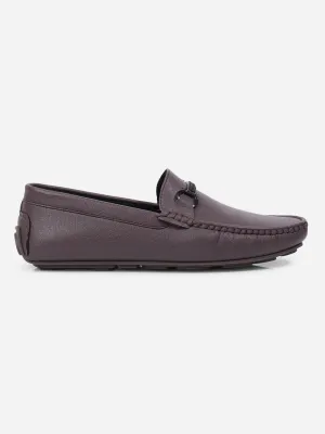 Men's Grey Moc Toe Buckle Loafer (IX4111)