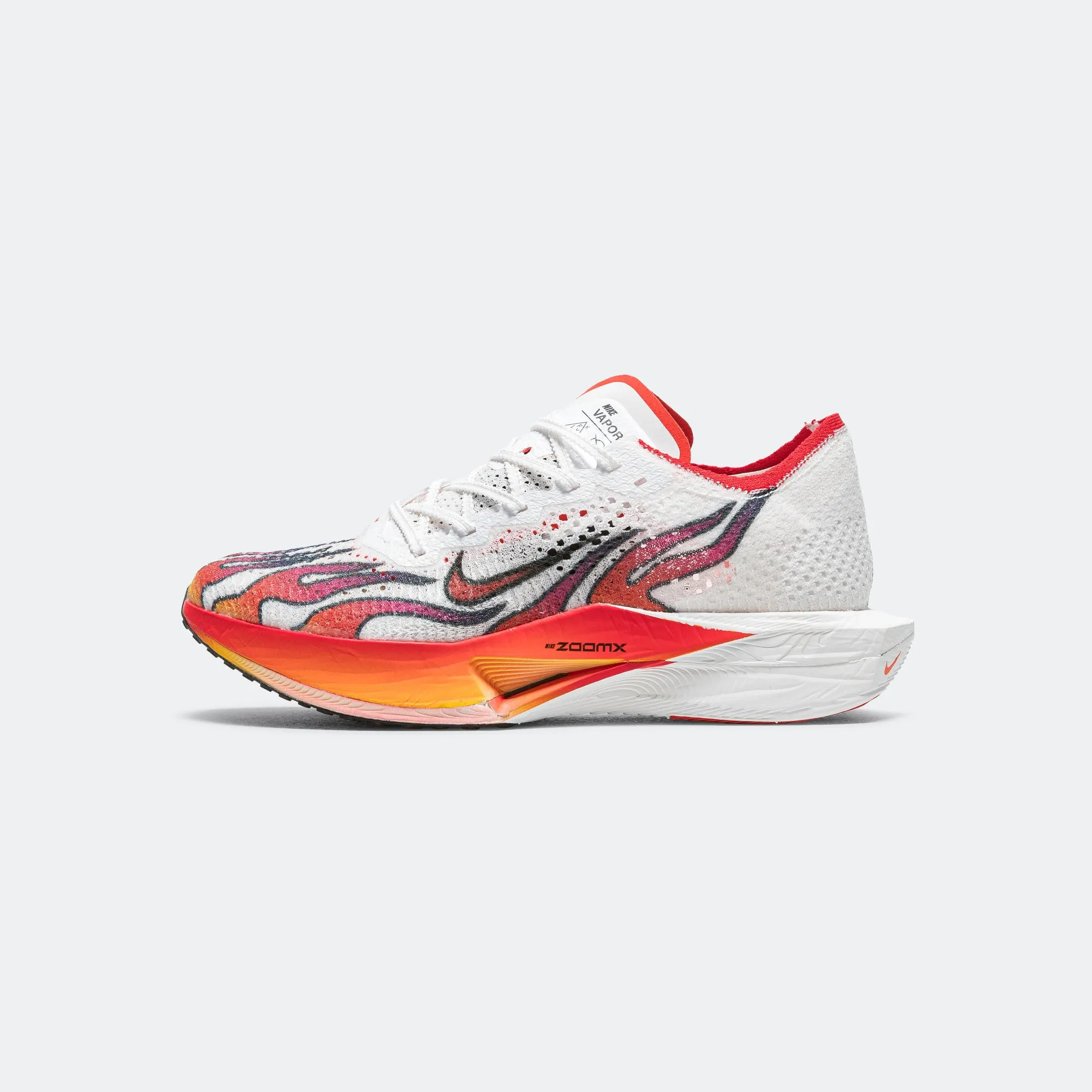 Mens ZoomX Vaporfly Next% 3 'Ekiden' - White/Habanero Flames