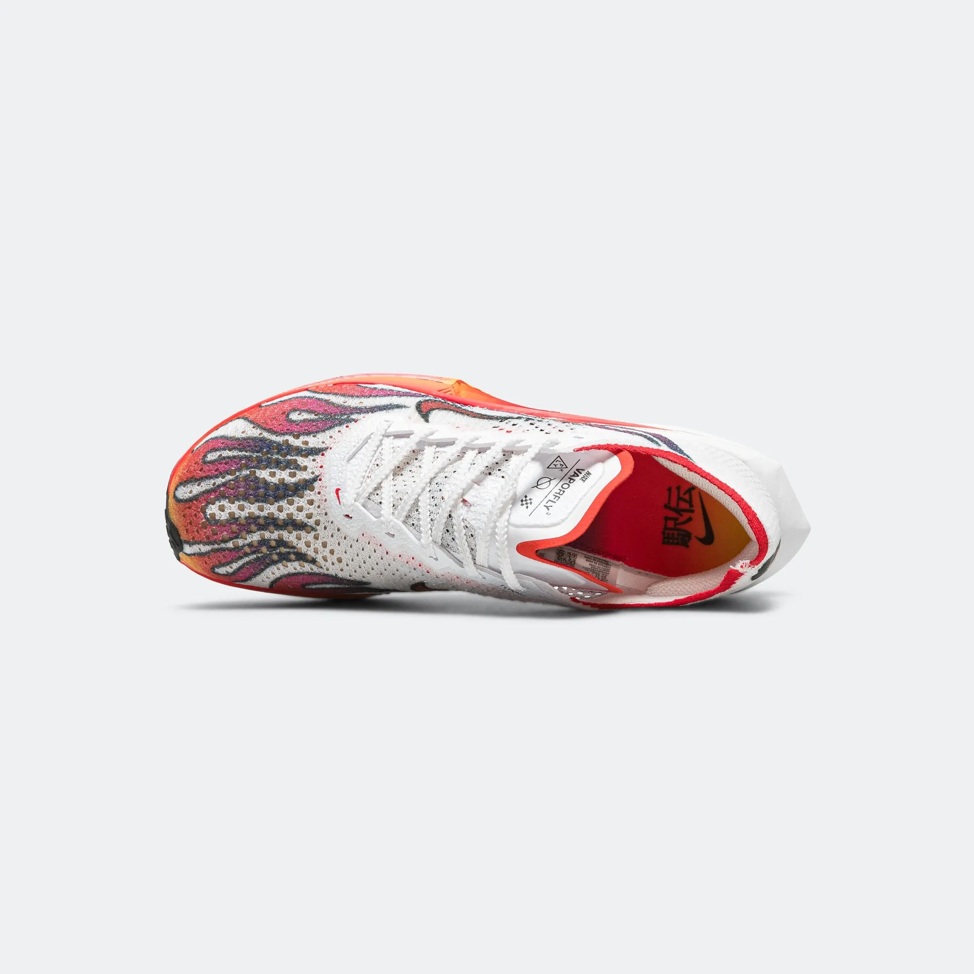 Mens ZoomX Vaporfly Next% 3 'Ekiden' - White/Habanero Flames