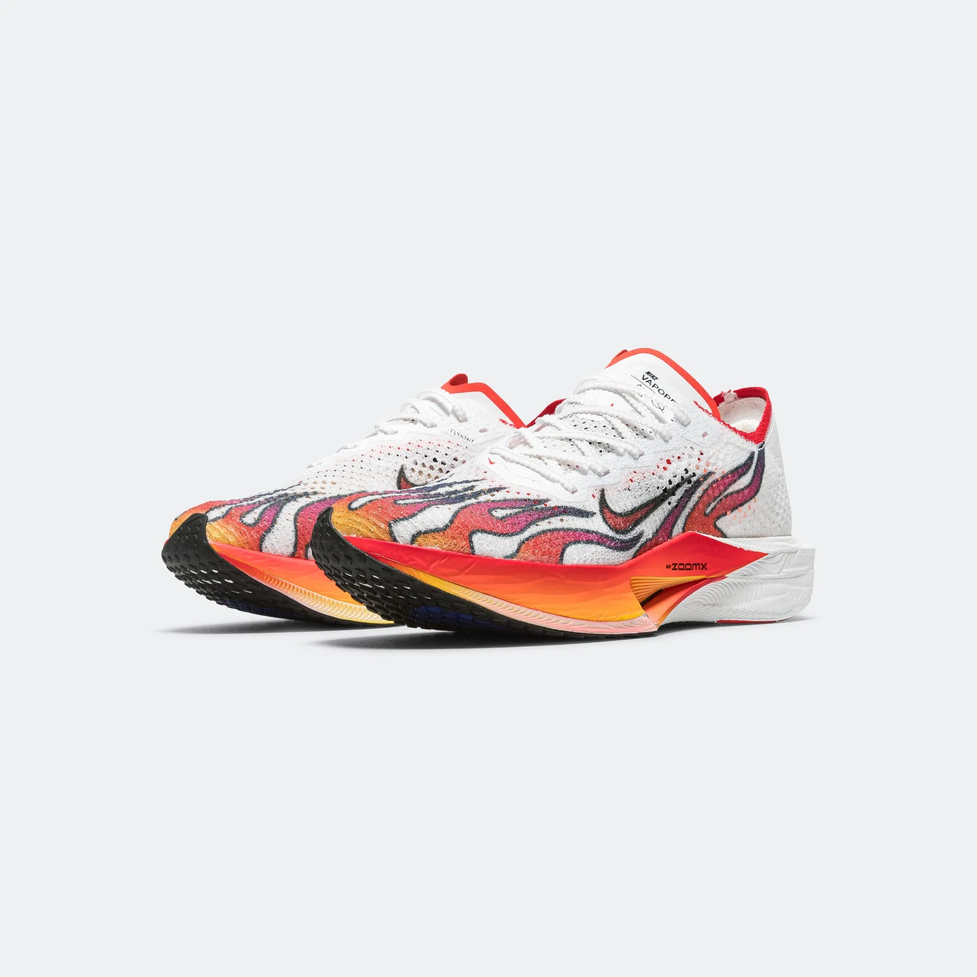 Mens ZoomX Vaporfly Next% 3 'Ekiden' - White/Habanero Flames