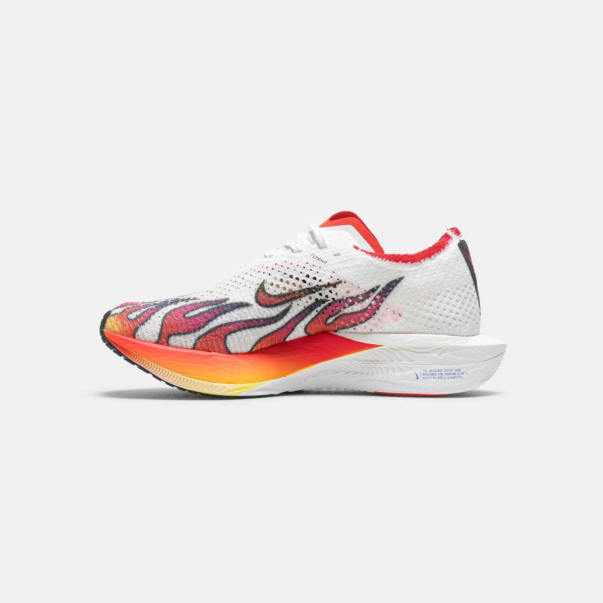 Mens ZoomX Vaporfly Next% 3 'Ekiden' - White/Habanero Flames