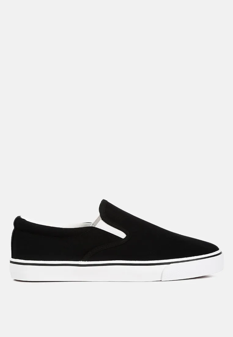 Merlin Canvas Slip On Sneakers