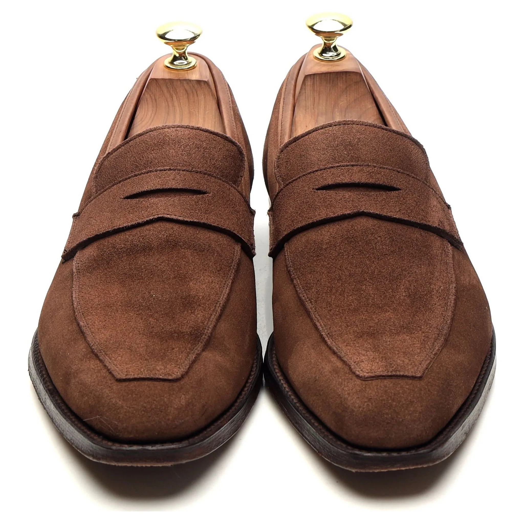 'Merton' Brown Suede Loafers UK 7.5 E