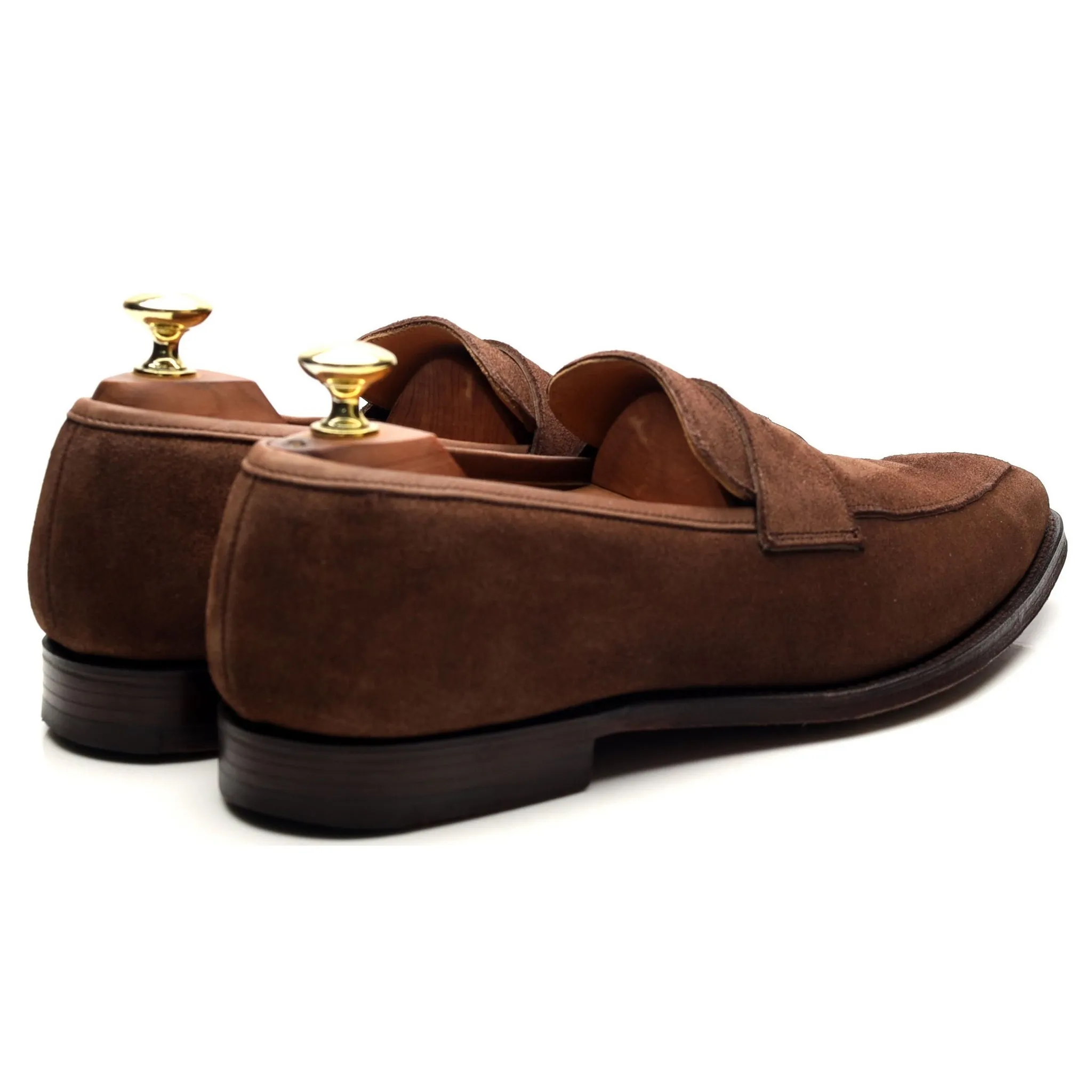 'Merton' Brown Suede Loafers UK 7.5 E