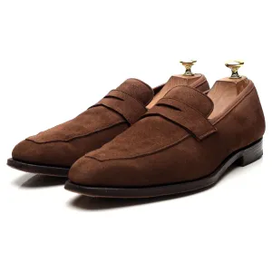 'Merton' Brown Suede Loafers UK 7.5 E