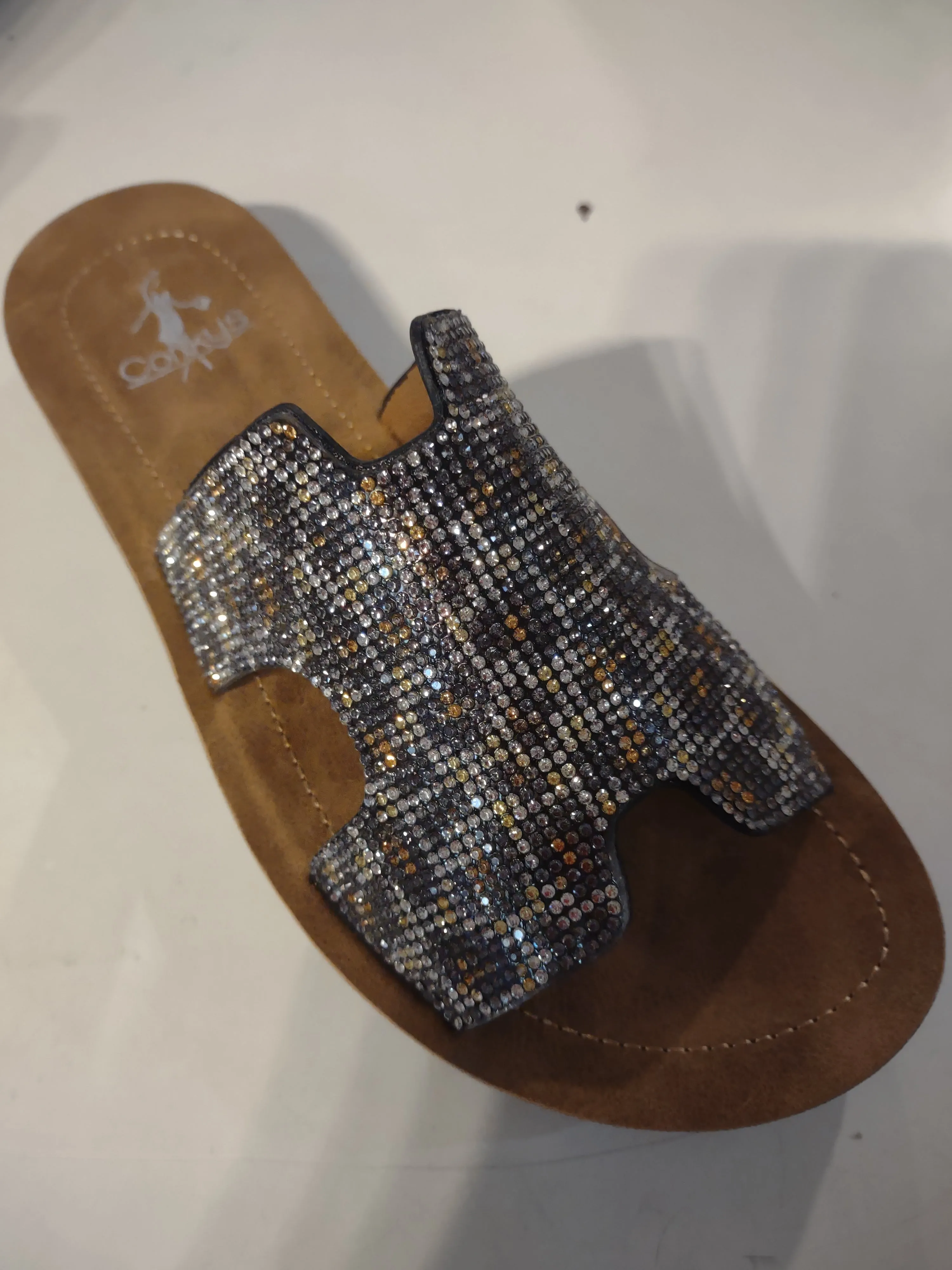 Metallic Cheetah Sandal Size 8 only| Corkys Elmwood