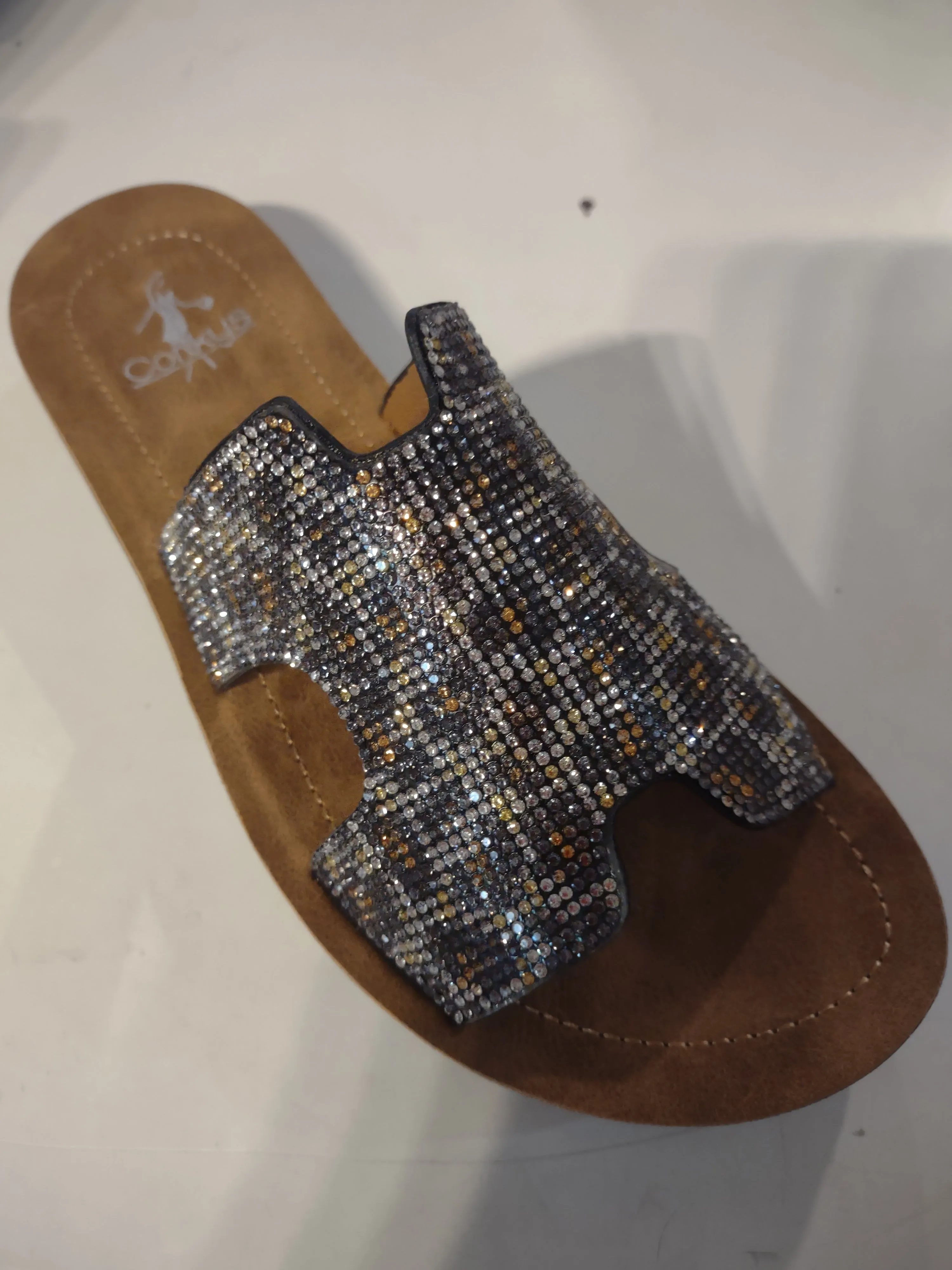 Metallic Cheetah Sandal Size 8 only| Corkys Elmwood