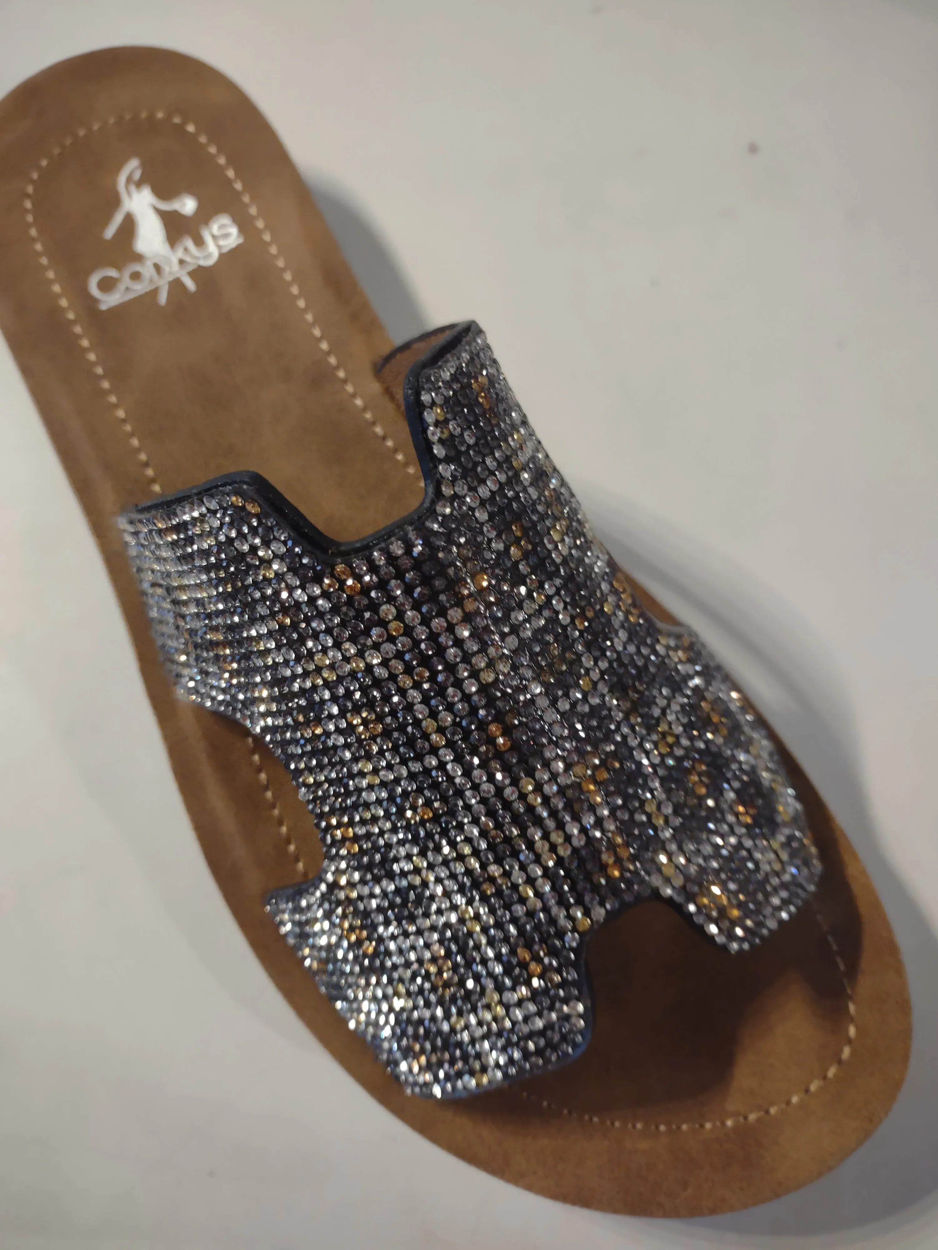 Metallic Cheetah Sandal Size 8 only| Corkys Elmwood