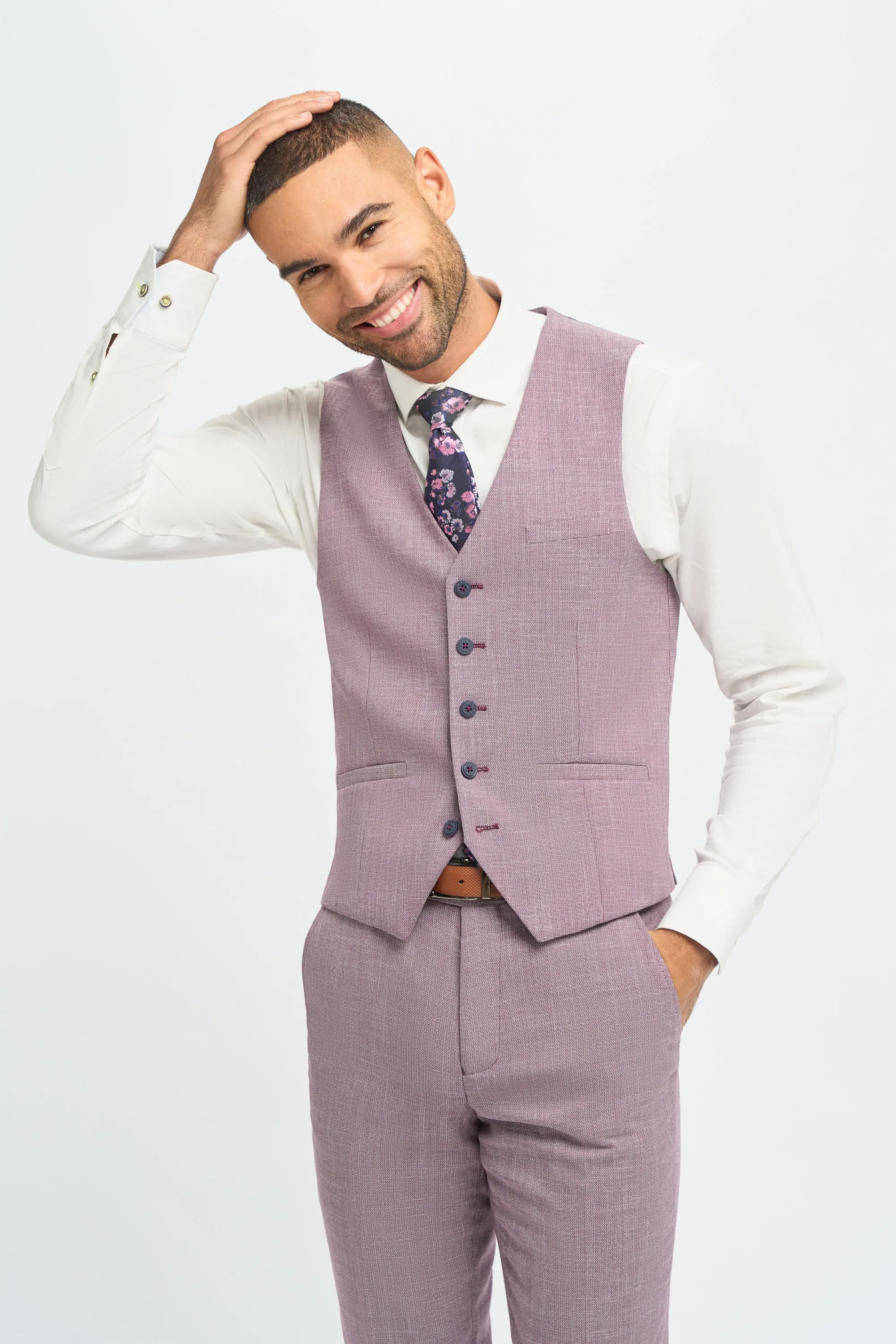 Miami Lilac Three Piece Suit