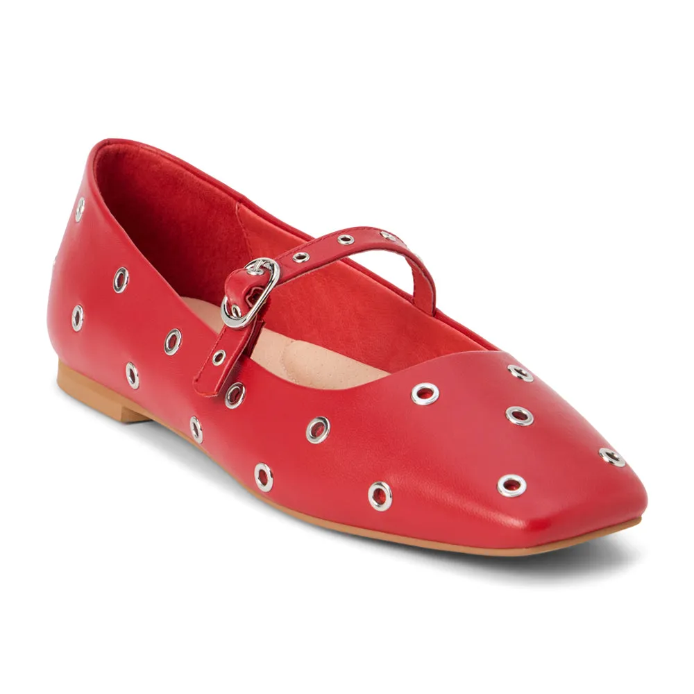 Mick Studded Mary Jane Flats