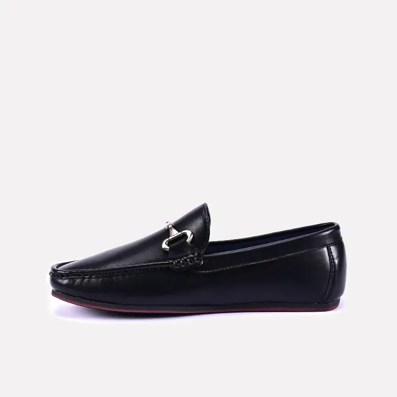 Miles Black Horsebit Loafers 0130827