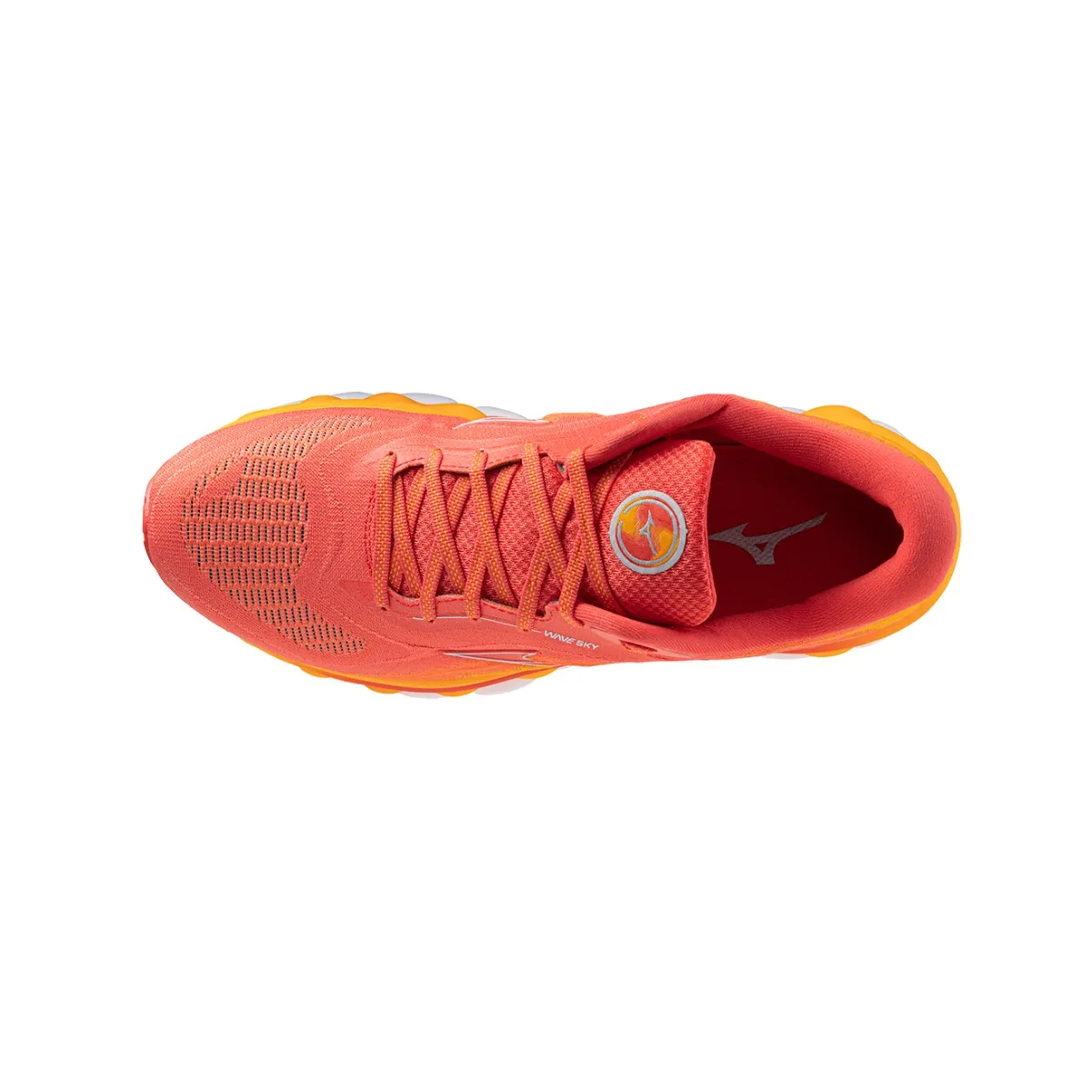 Mizuno Wave Sky 7 Red Orange SS24 Running Shoes