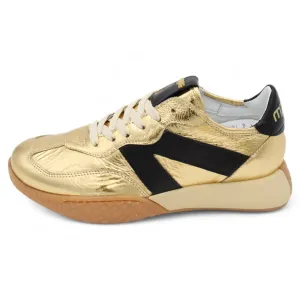 MJUS - Metallic Sneaker Gold/Black