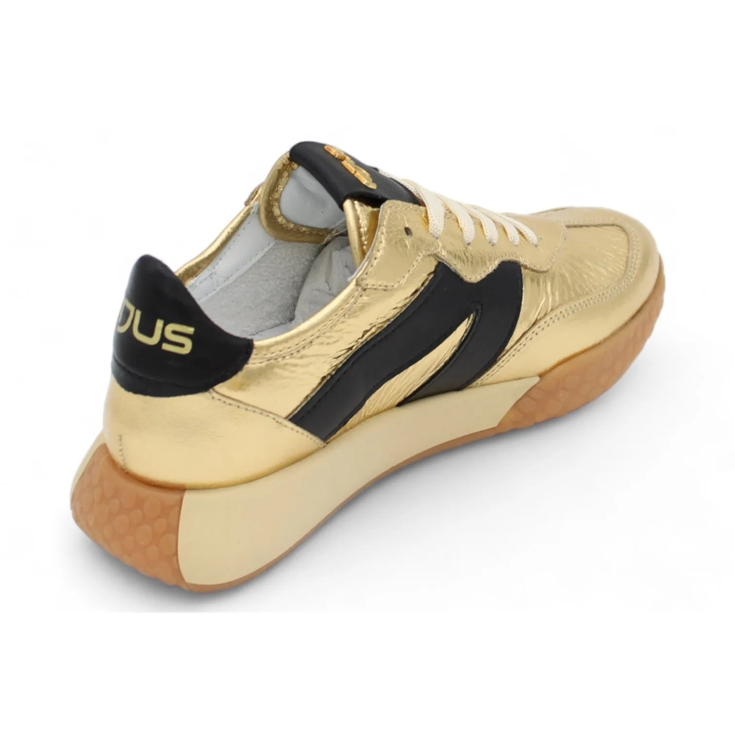 MJUS - Metallic Sneaker Gold/Black