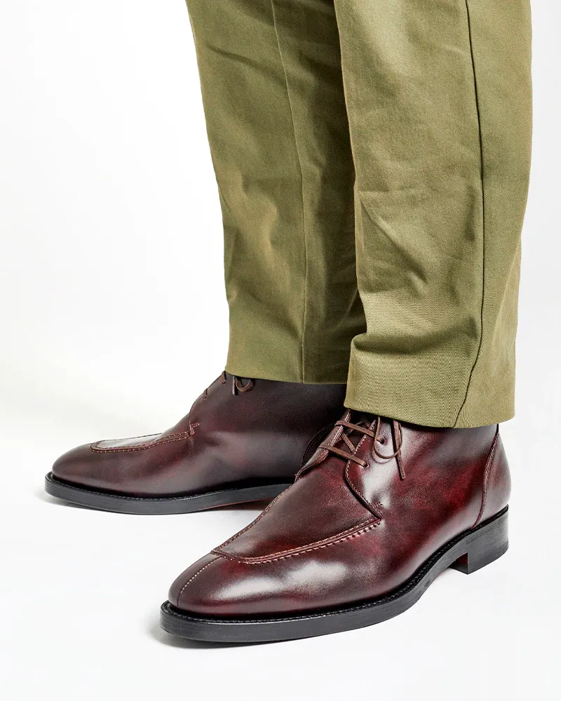 Museum Oxblood Ankle Boot