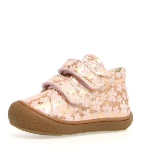 Naturino Girl's Cocoon Vl Suede Astri Met Sneakers - Pink