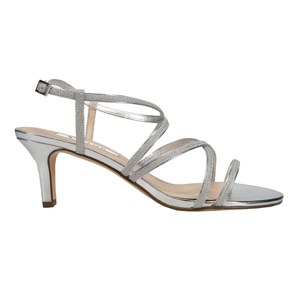 Neli Metallic Wedding Strappy Sandals