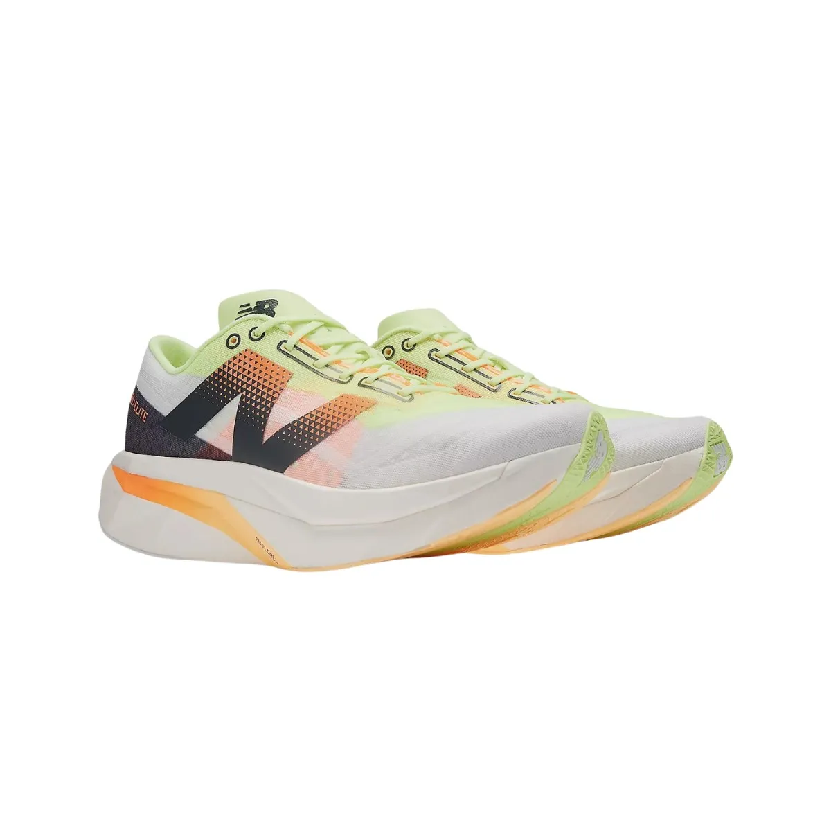 New Balance FuelCell SuperComp Elite V4 White Green Sneakers SS24