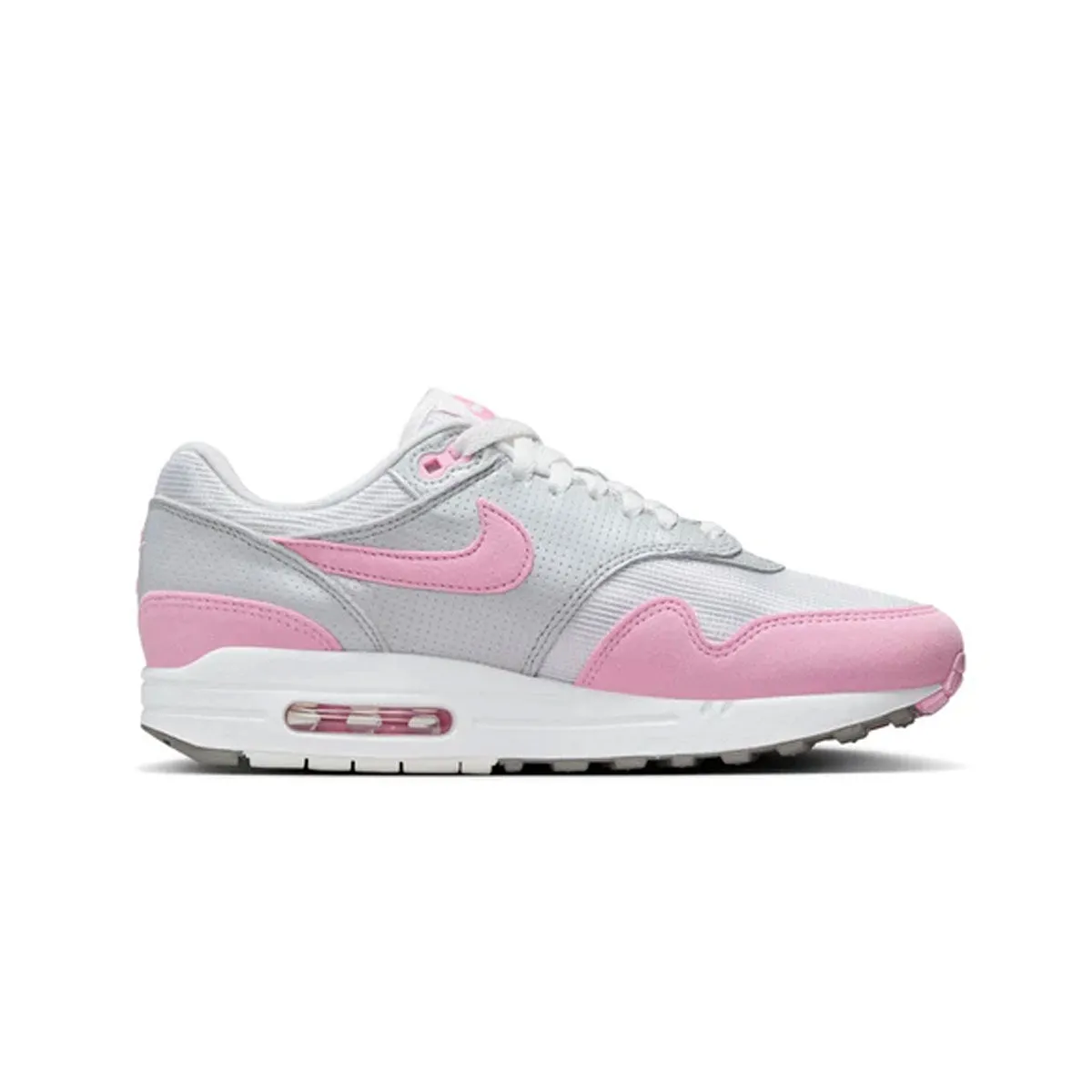 Nike Women's Air Max 1 '87 Metallic Platinum Pink Rise