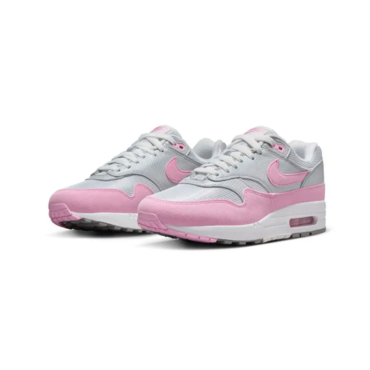 Nike Women's Air Max 1 '87 Metallic Platinum Pink Rise