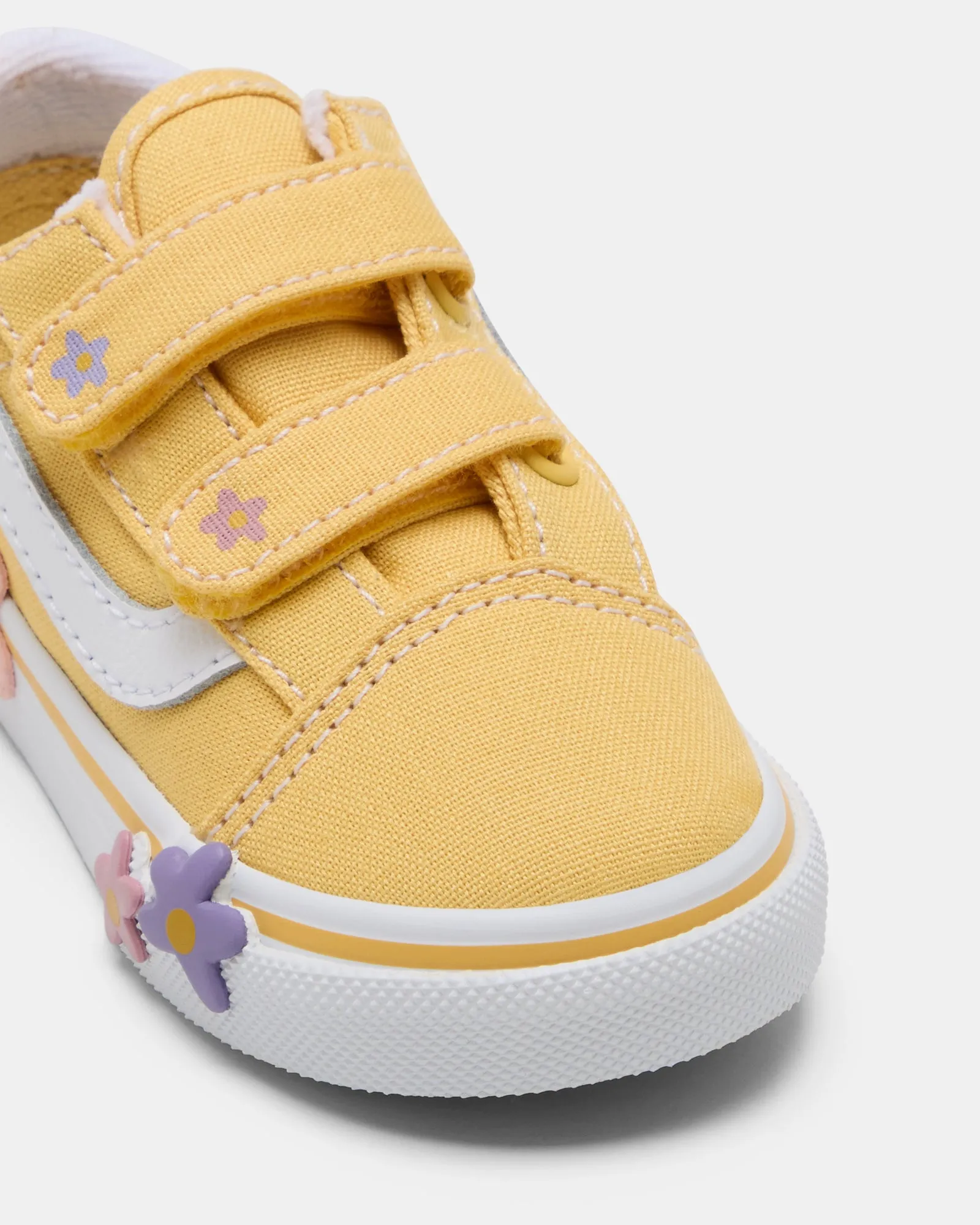 Old Skool V Flowers Infant Yellow