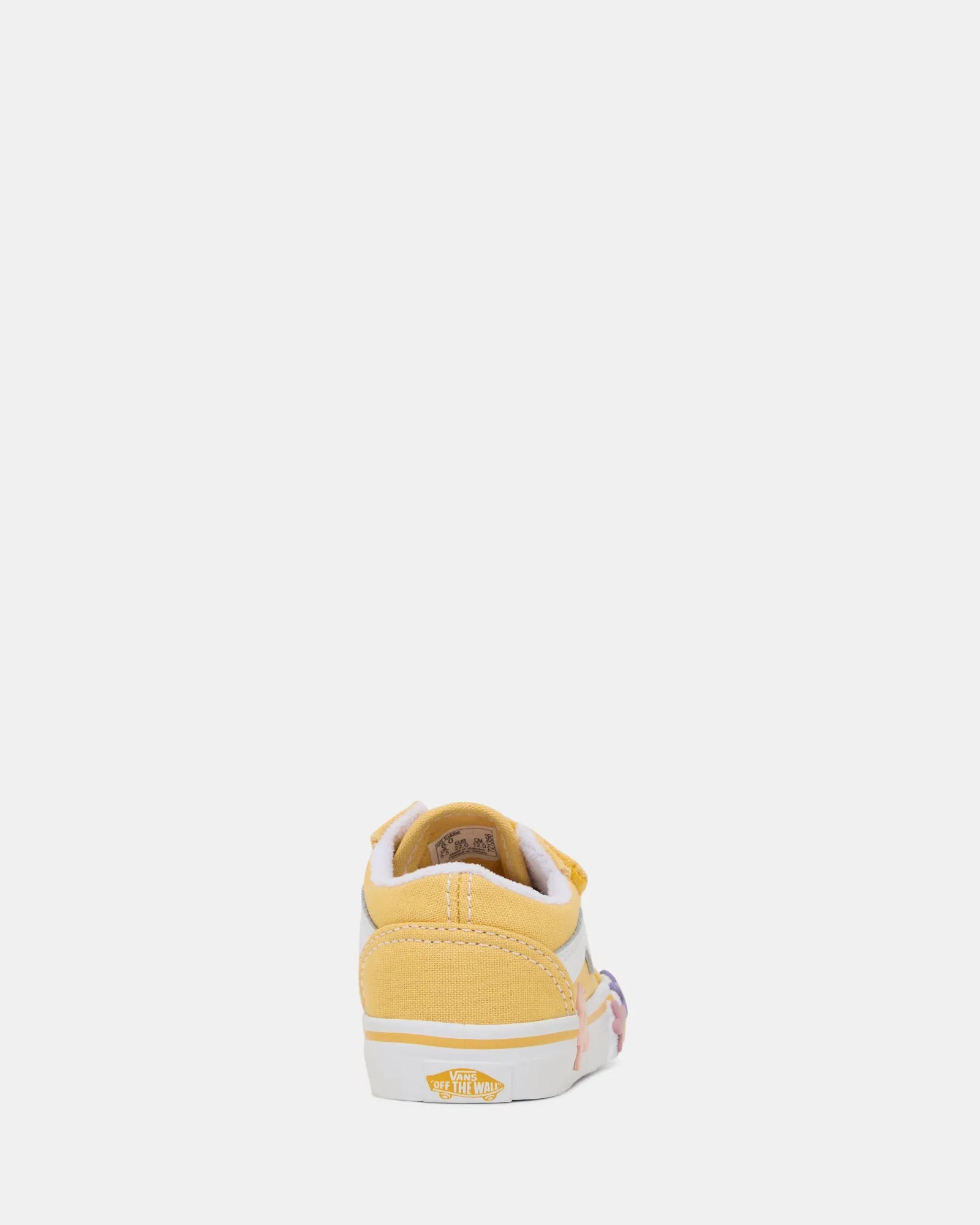 Old Skool V Flowers Infant Yellow