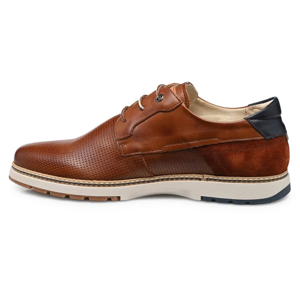 Olvera Leather Men's Smart Derby Shoes