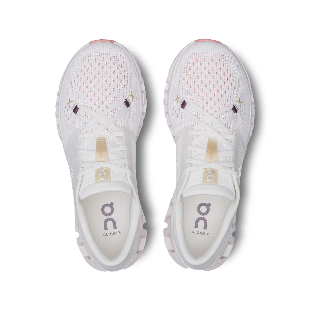 'On Running' Women's Cloud X 4 - Ivory / Sand