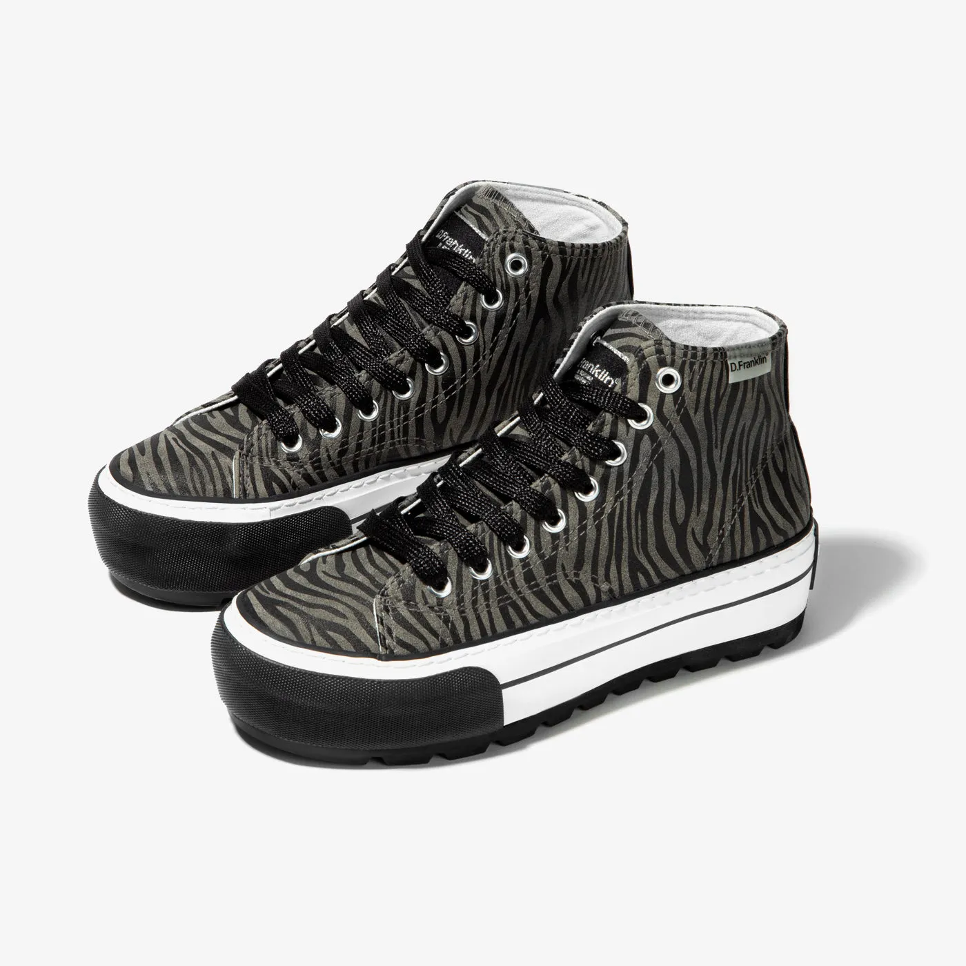 One Way Platform Zebra Black