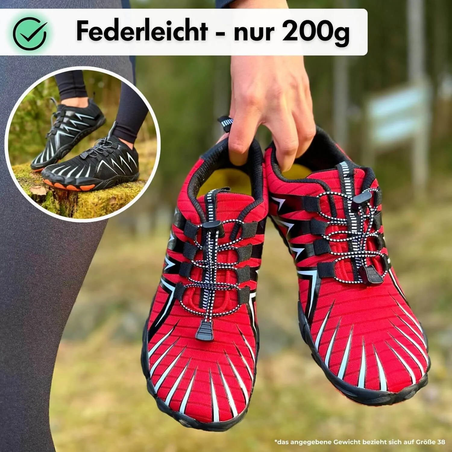 Outdoor-Sport-Flussverfolgungsschuhe, rutschfeste Strandschuhe, Outdoor-Barfußschuhe, Schwimm- und Rad-Fitness-Fünf-Finger-Schuhe